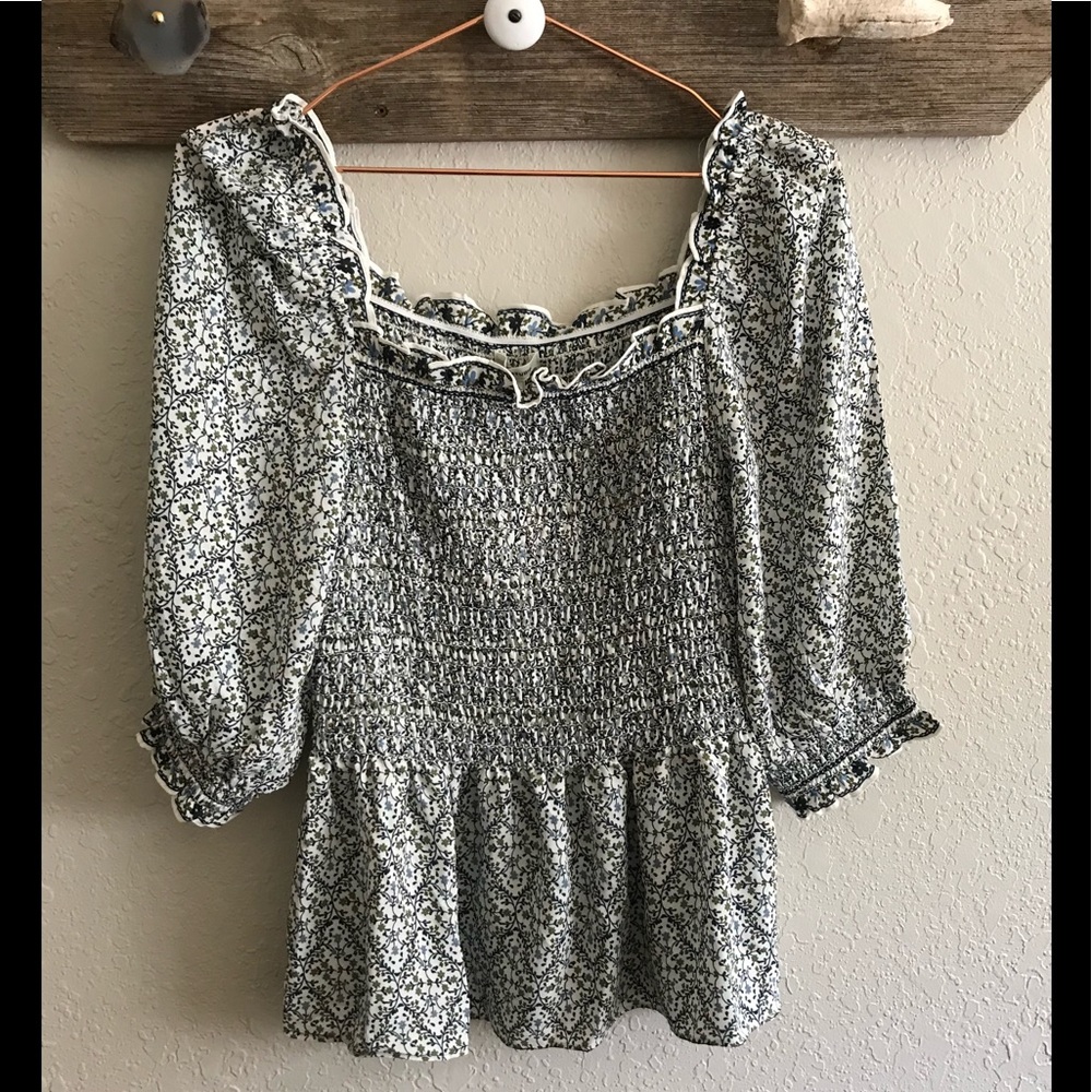 Max Studio peasant top